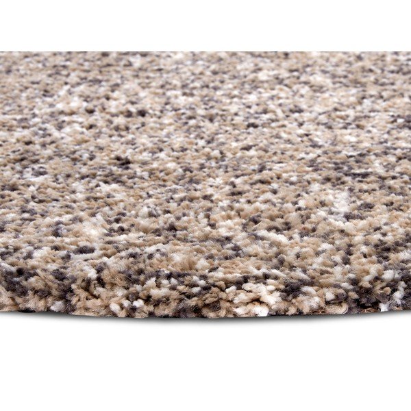 Béžový kulatý koberec ø 120 cm Shag – Hanse Home-image-3