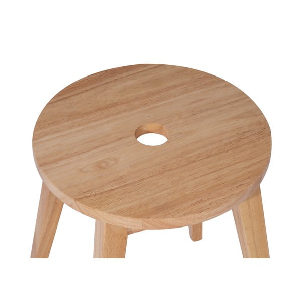 Stolička z kaučukového dřeva ve světle přírodní barvě Club – Bonami Essentials-image-4