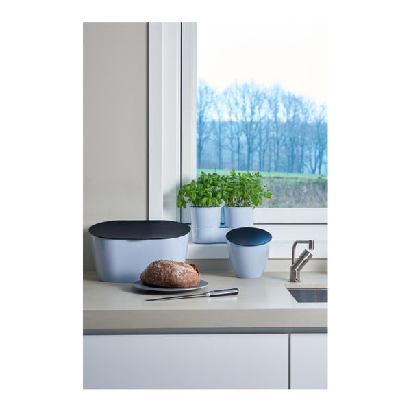 Černý odpadkový koš na kuchyňskou linku Mepal Calypso, 2,2 l-image-1