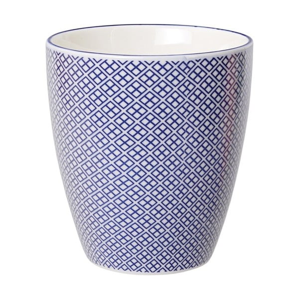 Modrý porcelánový hrnek na čaj Tokyo Design Studio Squares