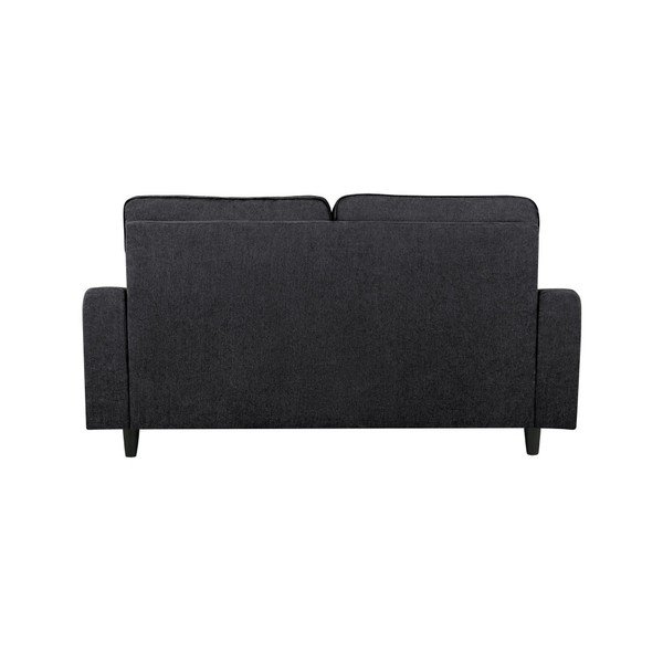 Černá trojmístná pohovka Kooko Home Rumba-image-2