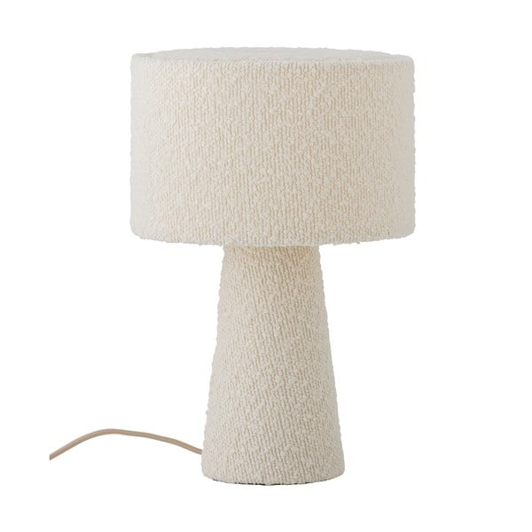 Bílá stolní lampa s textilním stínidlem (výška 30 cm) Emmie – Bloomingville