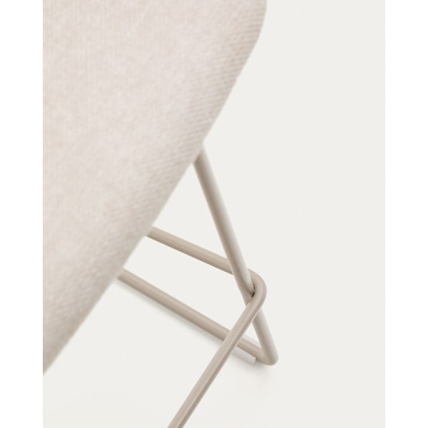 Béžová barová židle (výška sedáku 76 cm) Zahara – Kave Home-image-2