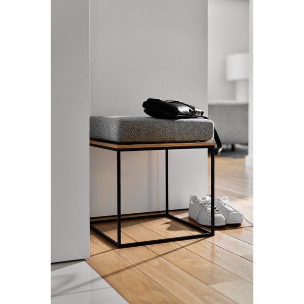 Černá čalouněná stolička Feo – noo.ma-image-2