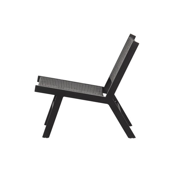 Černé zahradní křeslo WOOOD Puk-image-2