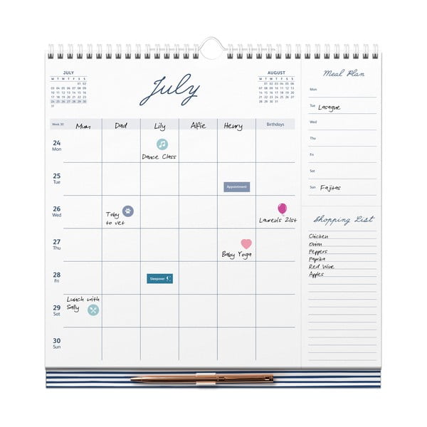 Týdenní rodinný kalendář - Busy B-image-3