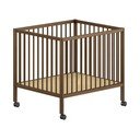 Hnědá dětská ohrádka z bukového dřeva 95x75 cm Dino – Vipack