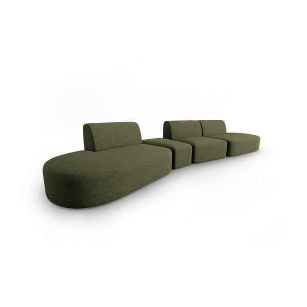 Zelená pohovka 412 cm Shane – Micadoni Home-image-1