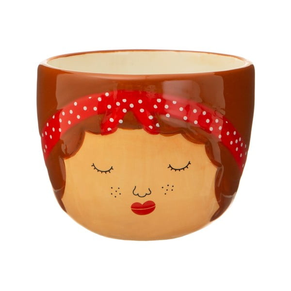 Hnědo-béžový květináč Sass & Belle My Kind of People Libby-image-1