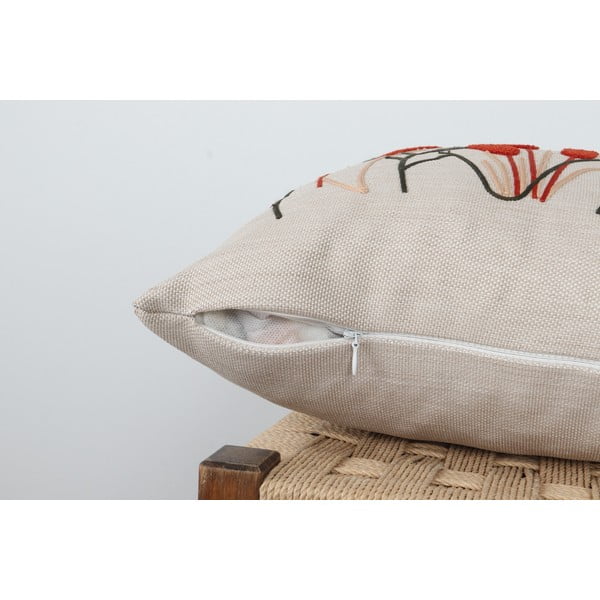 Lněný dekorační polštář 43x43 cm Straw – Mioli Decor-image-4