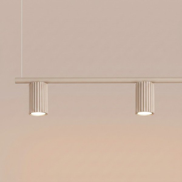Taupe hliníkové závěsné svítidlo Gleam – Sollux-image-2
