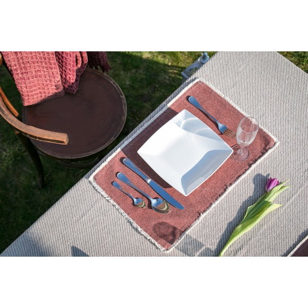 Béžovo-hnědý bavlněný ubrus Tiseco Home Studio, 250 x 150 cm-image-4