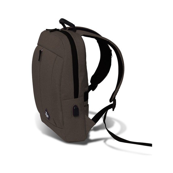 Tmavě hnědý batoh s USB portem My Valice GALAXY Smart Bag-image-3