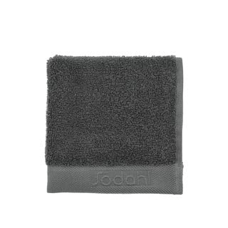 Tmavě šedý froté bavlněný ručník 30x30 cm Comfort – Södahl