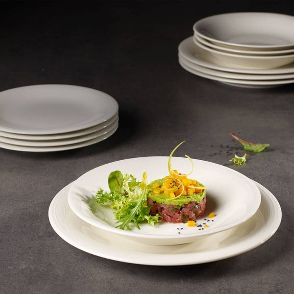 Bílý porcelánový hluboký talíř Villeroy & Boch Like Color Loop, ø 23,5 cm-image-1