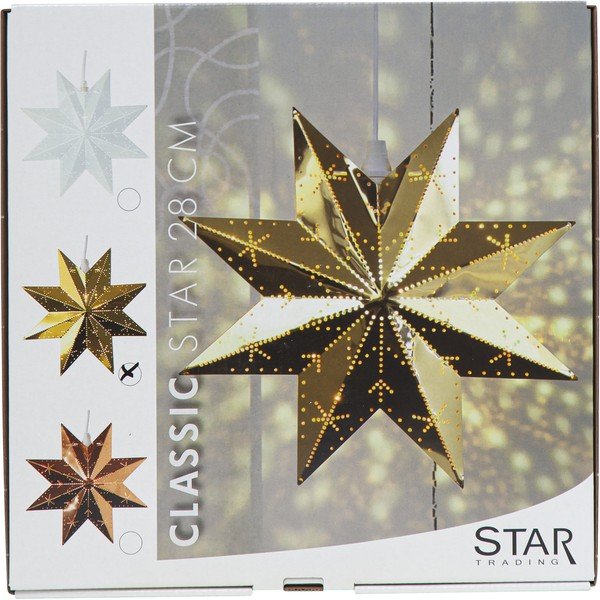 Vánoční světelná dekorace ve zlaté barvě Classic - Star Trading-image-3