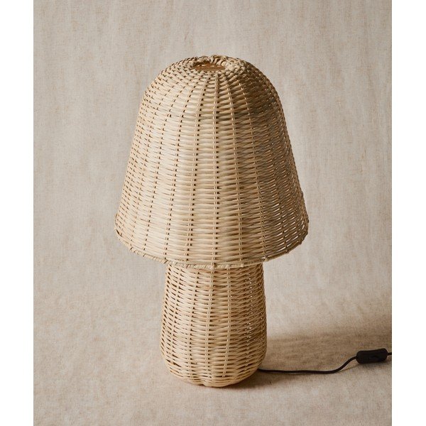 Ratanová stolní lampa v přírodní barvě (výška 65 cm) Neuda – Kave Home-image-1