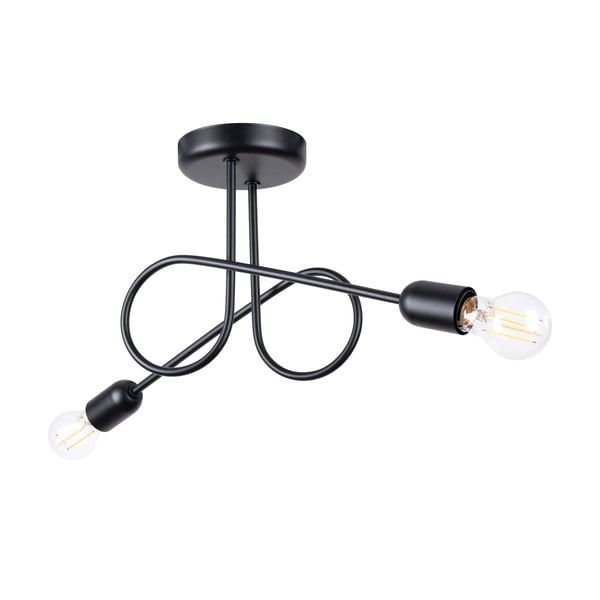 Černé stropní svítidlo 18x57 cm Opulent – Sollux