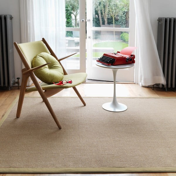 Béžový koberec 180x120 cm Sisal - Asiatic Carpets-image-1