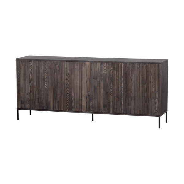 Hnědá komoda v dekoru jasanu 200x85x44 cm Gravure – WOOOD-image-2