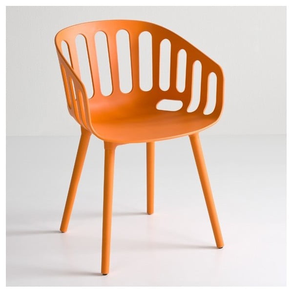 Oranžová židle Basket