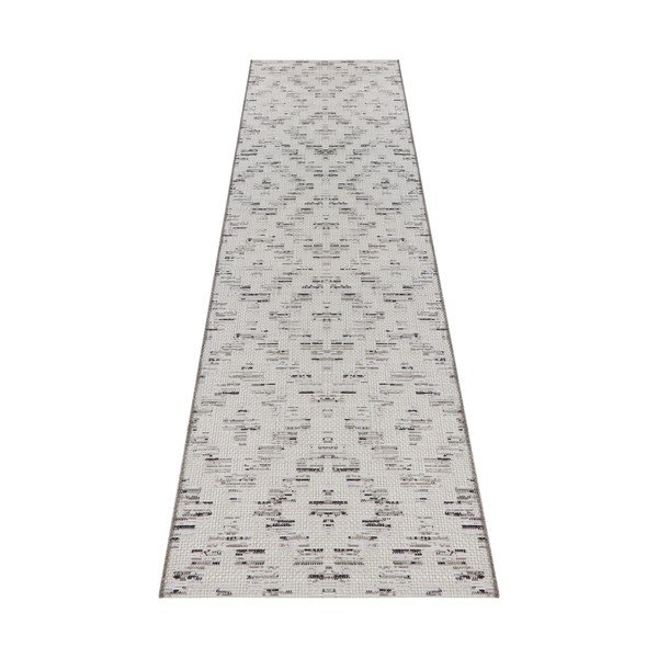 Krémovo-béžový běhoun vhodný do exteriéru Elle Decoration Curious Creil, 77 x 200 cm-image-3