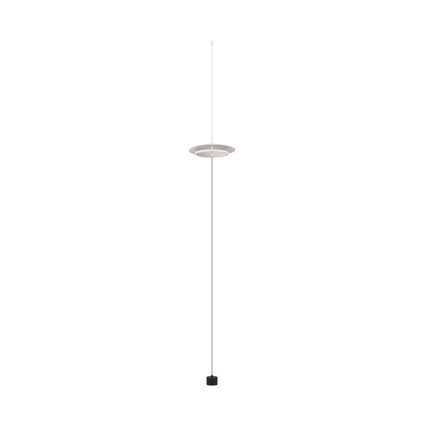 Matně bílá hliníková LED stmívatelná stojací lampa (výška 370 cm) Olos – Nova Luce