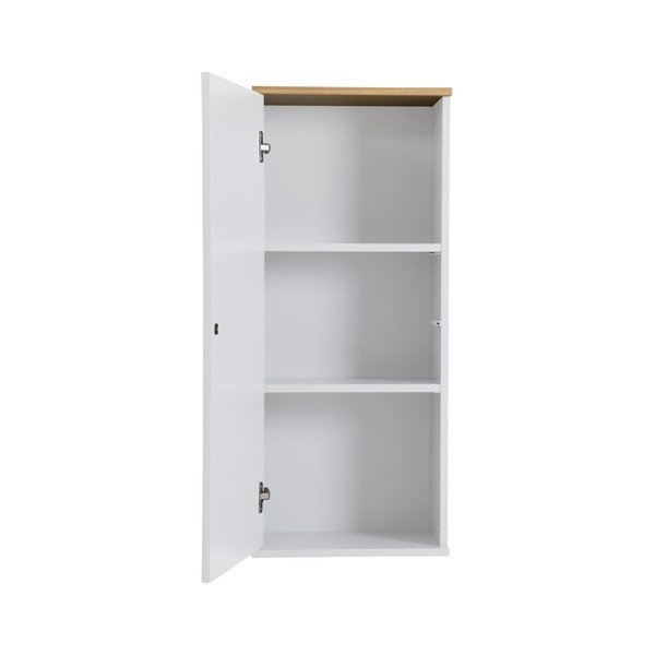 Bílá jednodveřová vitrína Tenzo Dot, výška 95 cm-image-3