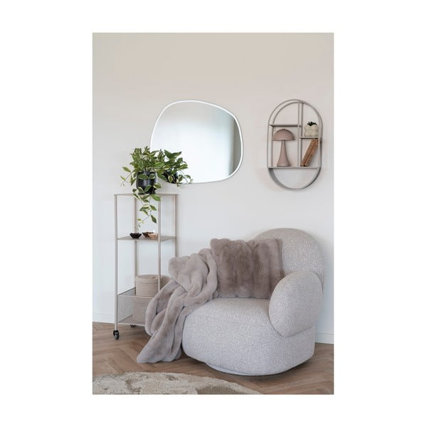 Šedá/béžová deka z umělé kožešiny 130x180 cm Galena – House Nordic-image-2