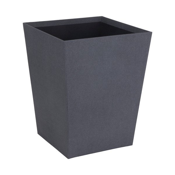 Černý odpadkový koš Sofia Canvas Paper Laminate – Bigso-image-3