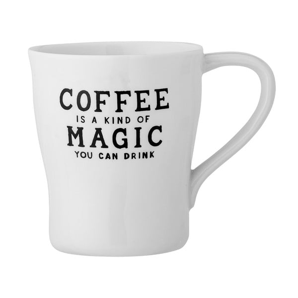 Bílý hrnek z kameniny 330 ml Wendy – Bloomingville