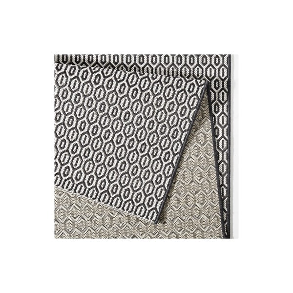Černo-bílý venkovní běhoun NORTHRUGS Coin, 80 x 200 cm-image-1