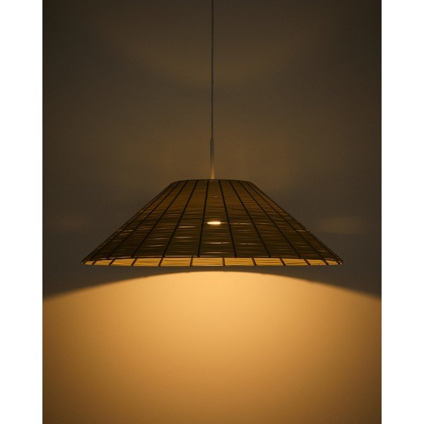 Béžové stínidlo z umělého ratanu ø 70 cm Saranella – Kave Home-image-3