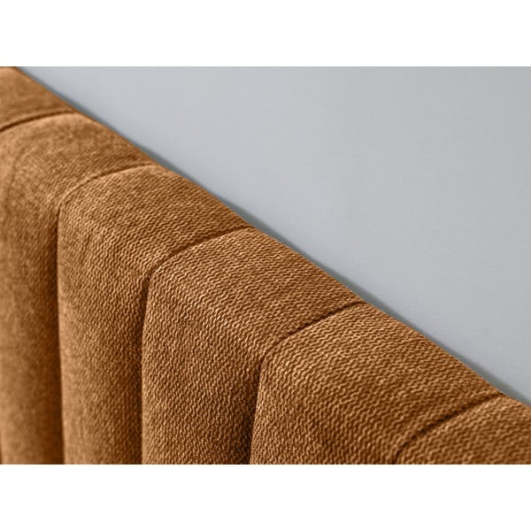 Dvoulůžková postel s roštem 160x200 cm v měděné/přírodní barvě Oceane – Bobochic Paris-image-4