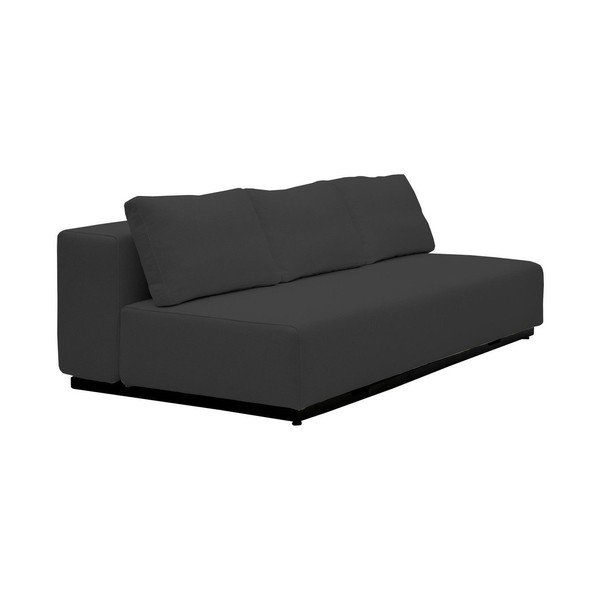 Černá rozkládací pohovka Softline Nevada, 200 cm