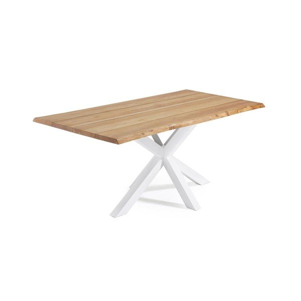 Jídelní stůl s deskou v dubovém dekoru 90x160 cm Argo – Kave Home-image-1