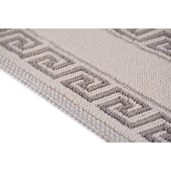 Krémové bavlněné nášlapy na schody v sadě 16 ks 25x65 cm Versace Bej – Vitaus-image-4