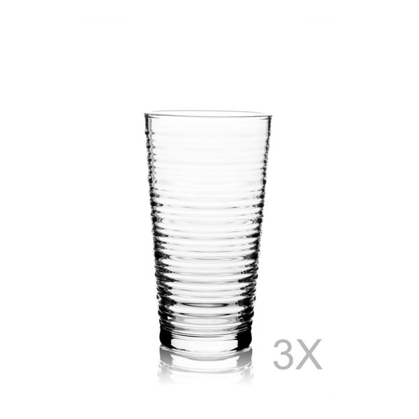 Sada 3 sklenic Paşabahçe Pure, 345 ml