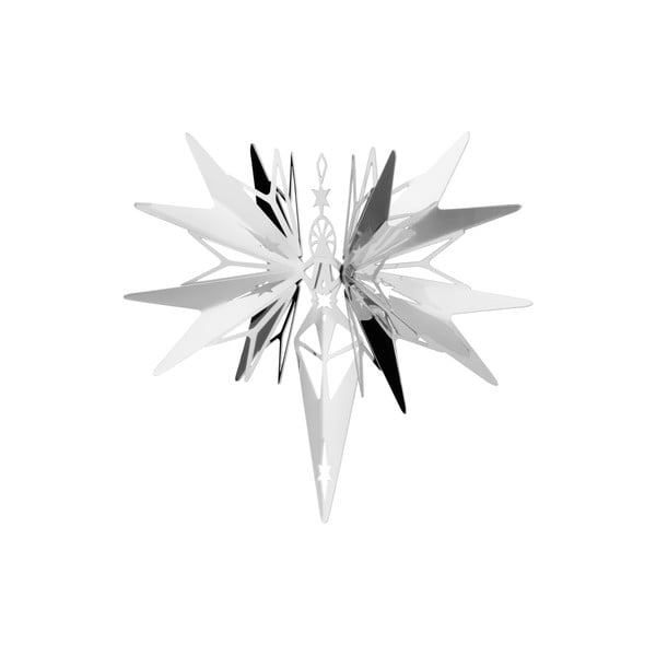 Závěsná vánoční dekorace ve stříbrné barvě Kähler Design Christmas Angel-image-2