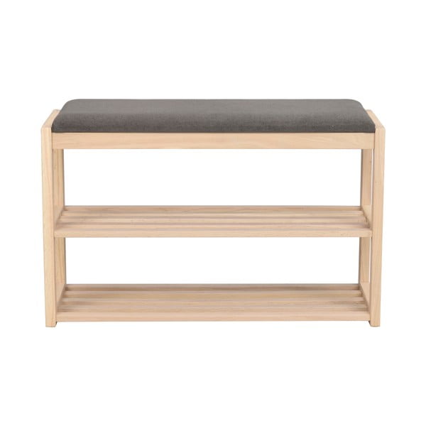 Botník z dubového dřeva s lavicí v přírodní barvě Confetti – Rowico-image-2