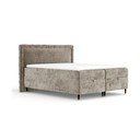 Béžová boxspring postel s úložným prostorem 180x200 cm Voyage – Maison de Rêve