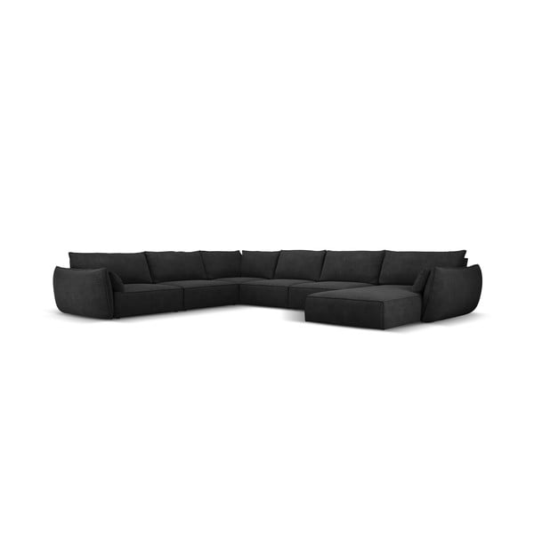 Tmavě šedá rohová pohovka (levý roh) Vanda – Mazzini Sofas-image-2