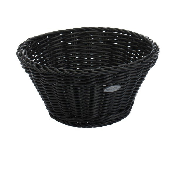 Černý stolní košík Saleen, ø 18 cm-image-1