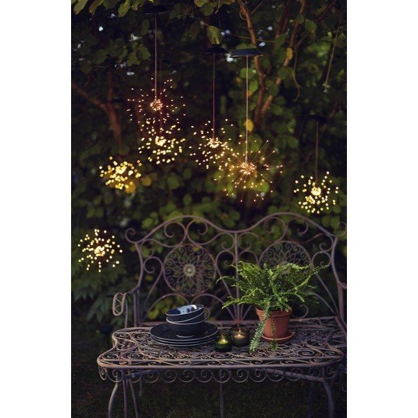 Venkovní solární závěsné LED svítidlo s bílými diodami Star Trading Firework, výška 50 cm-image-1