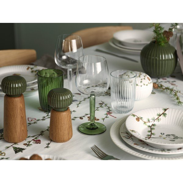 Zelený/v přírodní barvě dřevěný mlýnek na pepř a sůl Hammershøi – Kähler Design-image-1