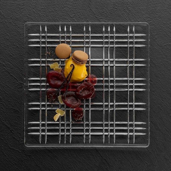 Čtvercový talíř z křišťálového skla Nachtmann Square Plate, 28 x 28 cm-image-1