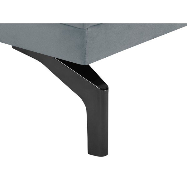 Šedá pohovka s podnožím v černé barvě Windsor & Co Sofas Jupiter-image-4