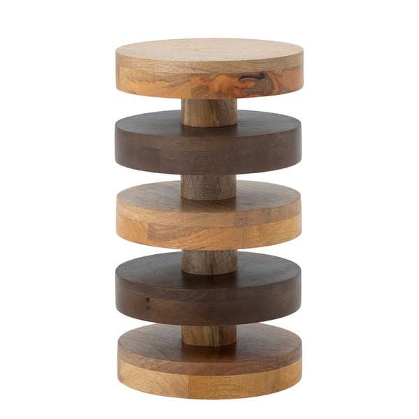 Kulatý odkládací stolek z mangového dřeva ø 25 cm Franka – Bloomingville