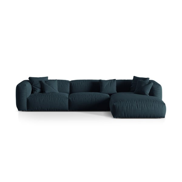 Tmavě modrá modulární rohová pohovka (pravý roh) Martina – Micadoni Home