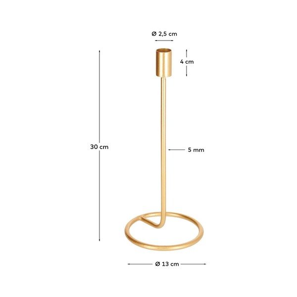 Kovový svícen Babirye – Kave Home-image-4
